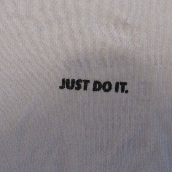 Nike "Just Do It" T-Shirt Men XXL White The Nike Tee Athletic Cut All Over Print - Picture 5 of 7